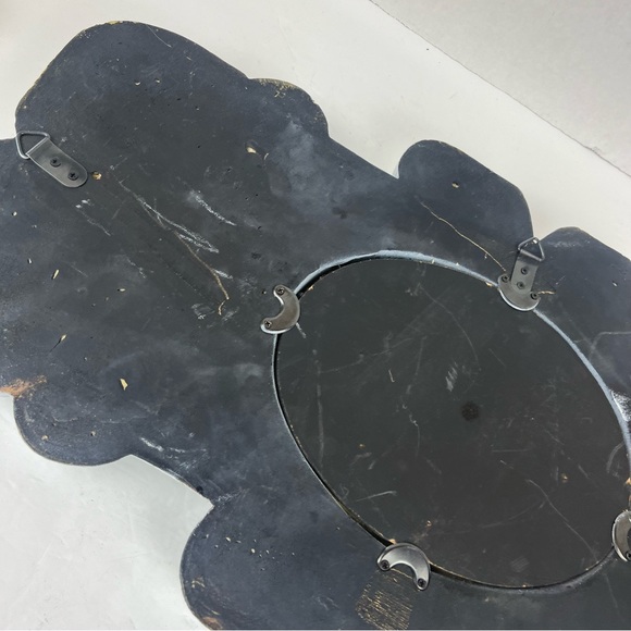 Vintage architecture medallion molded fiberglass mirror/Regency Baroque - Picture 8 of 16